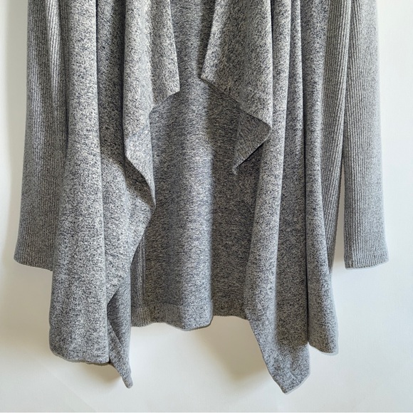 White House Black Market Open Front Cardigan Sweater Heather Gray Size XS - Picture 3 of 9